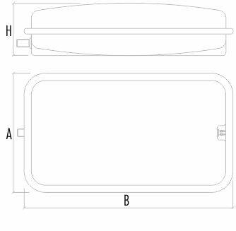 VRP250- 7, 7 literes fűtési lapos négyzetes tágulási tartály