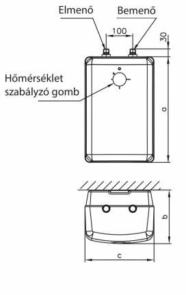 Hajdu FTA10, 10 literes alsó elhelyezésű villanybojler