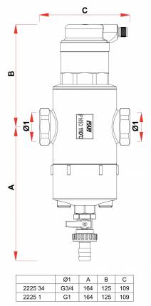 FAR Combifar mágneses levegő és iszapleválasztó 1